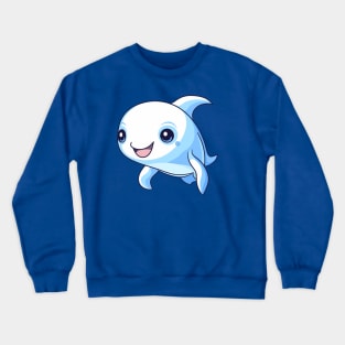 Baby white whale, cartoon Crewneck Sweatshirt